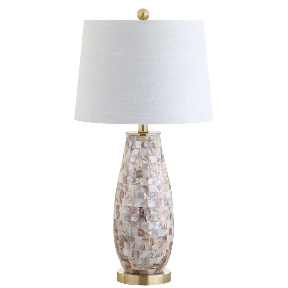 Bailey 28" Seashell LED Table Lamp, Natural