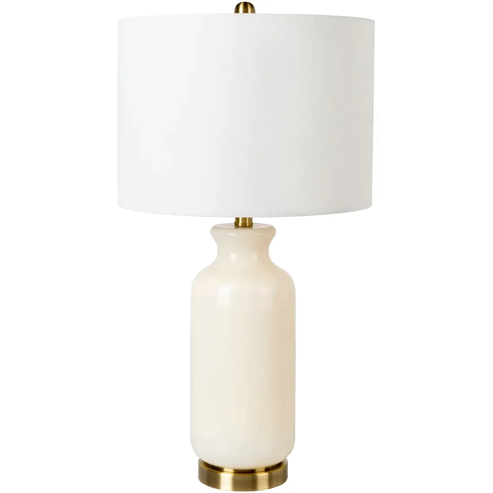 Bartol Painted Glass Simple Table Lamp - 26"H x 14"W x 14"D