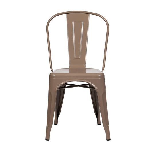 Bastille Side Chair in Dark Taupe