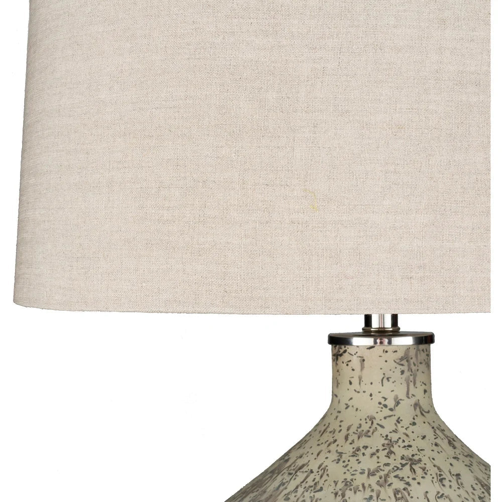 Beldrea Table Lamp with Beige Base and Beige Shade