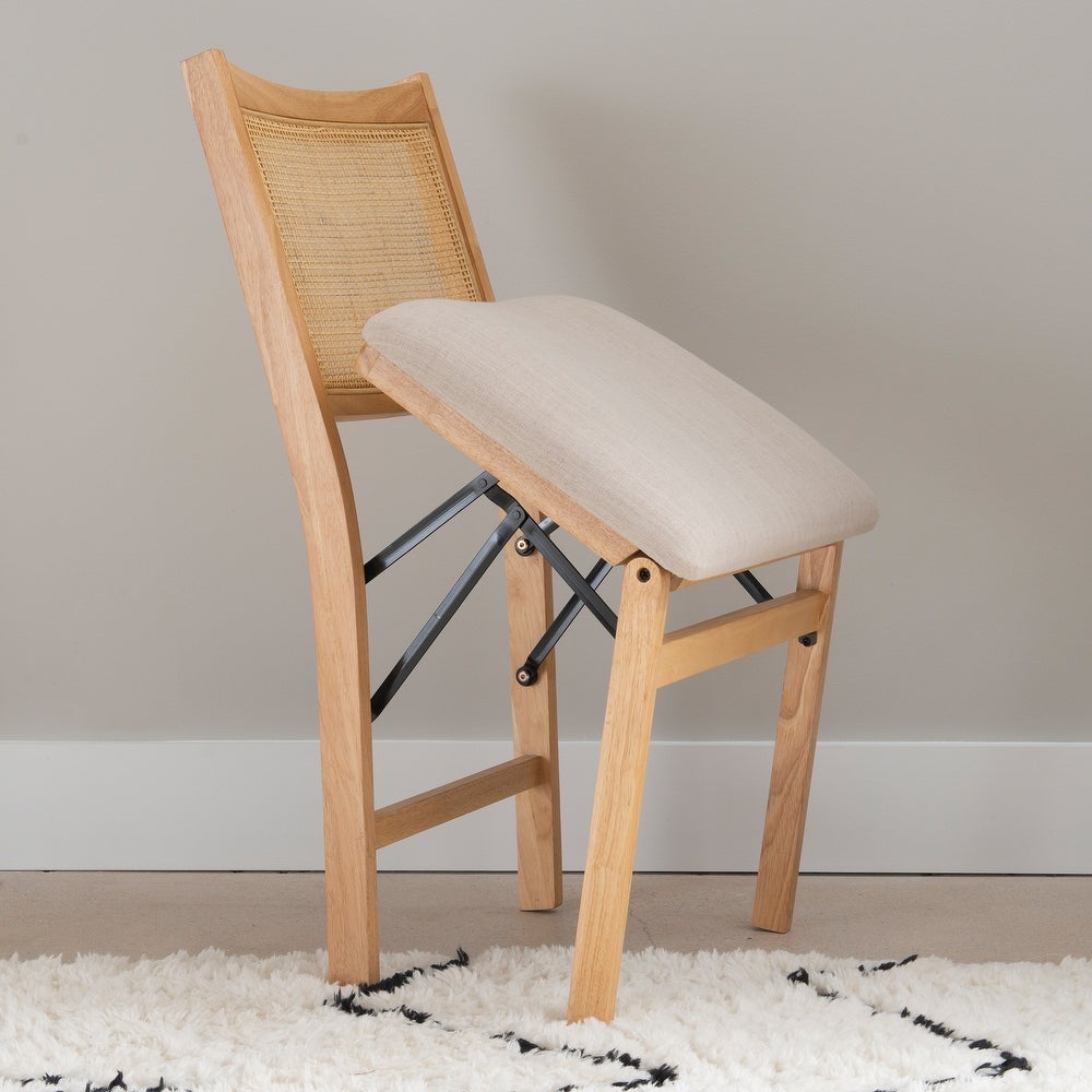 Beulah Rattan Folding Dining Chair