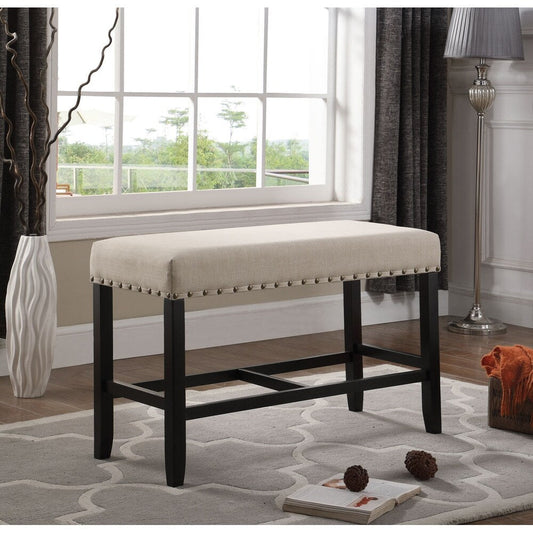 Biony Tufted Bench, Tan