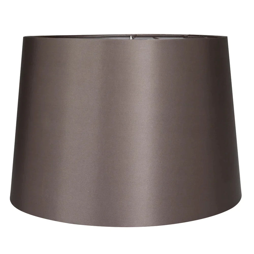 Black Linen Contemporary Table Lamp - 17 x 15 x 25
