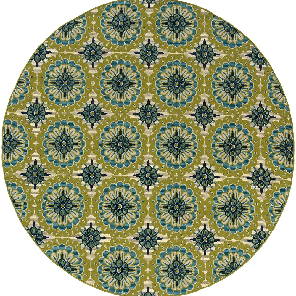 Carrington Mariefred Floral Indoor/ Outdoor Area Rug