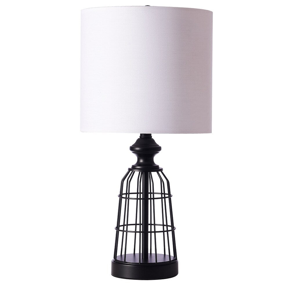 CO-Z 20-Inch Mid-Century Birdcage Table Lamps, Set of 2