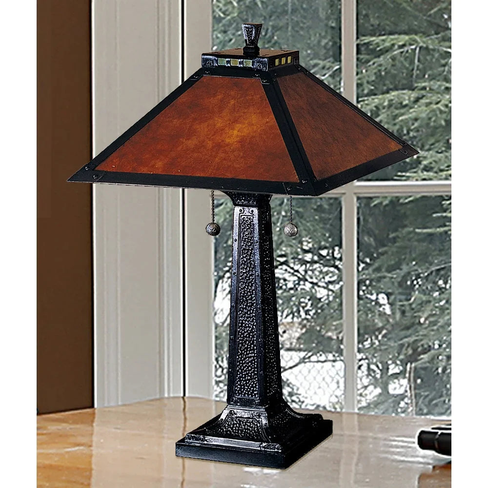 Camelot Mica Table Lamp - 15" W x 24.5" H