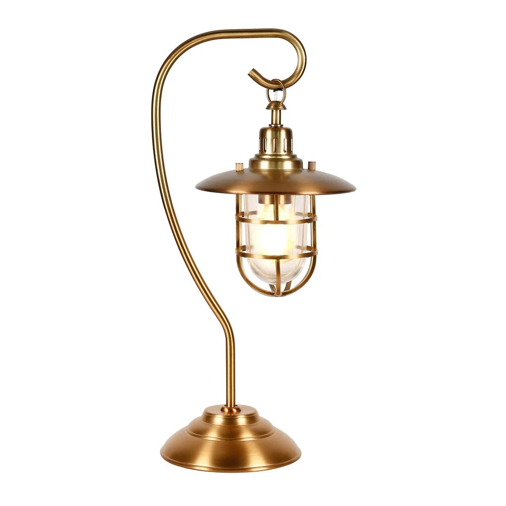 Carbon Loft Ecthelion Nautical Lantern-style Table Lamp