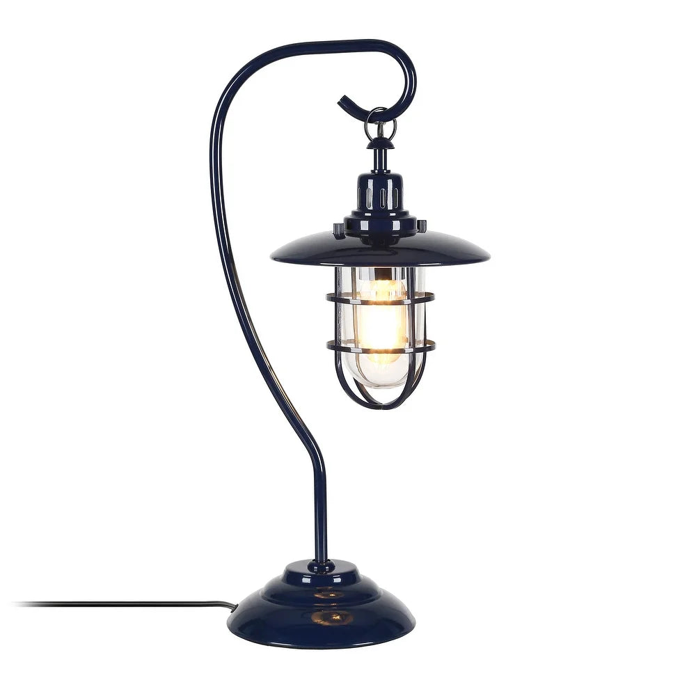 Carbon Loft Ecthelion Nautical Lantern-style Table Lamp