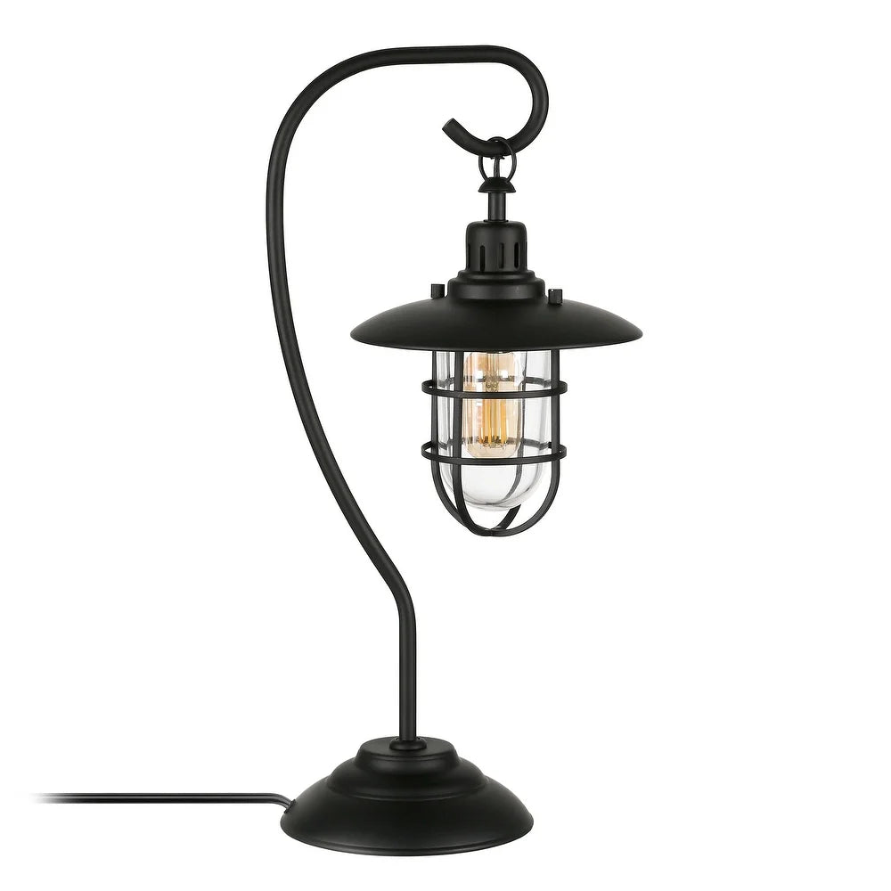 Carbon Loft Ecthelion Nautical Lantern-style Table Lamp