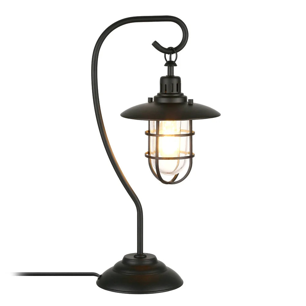 Carbon Loft Ecthelion Nautical Lantern-style Table Lamp