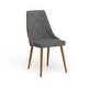 Carson Carrington Arvika Mid-century Modern Walnut Wood Dining Chair - N/A - White