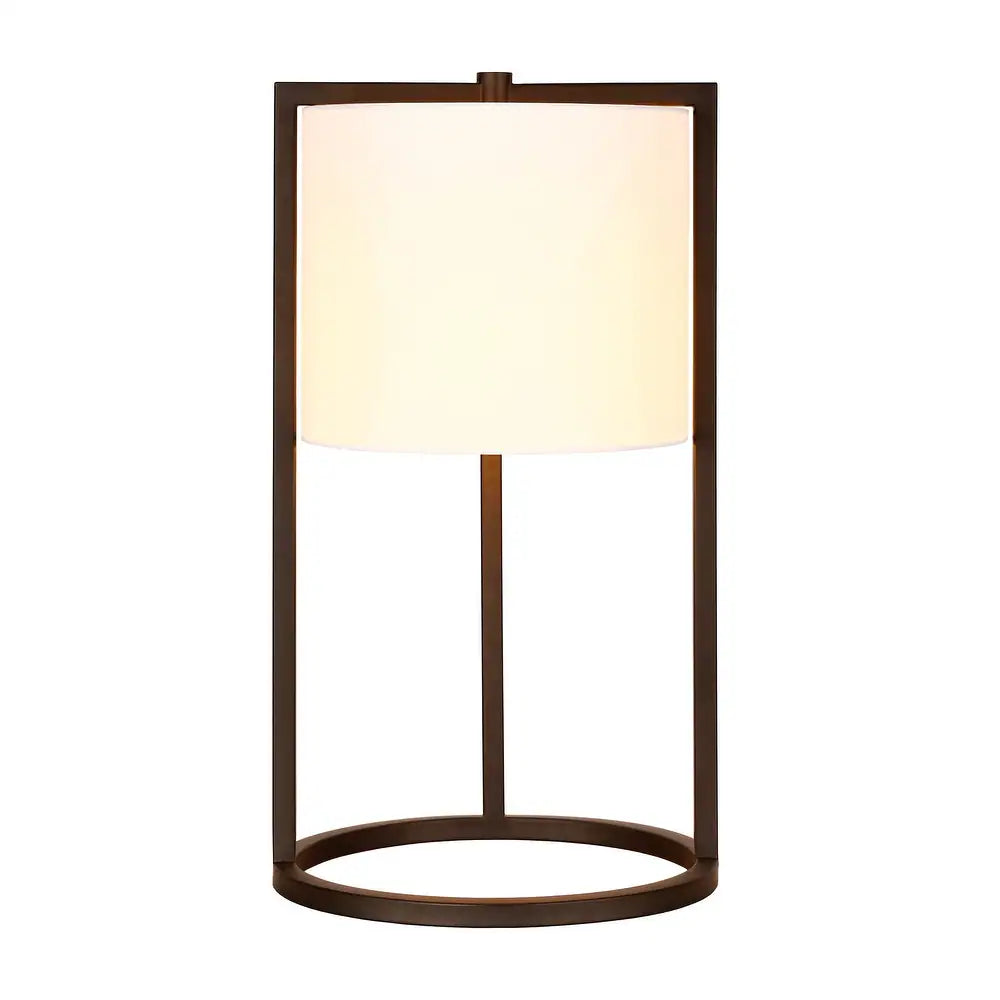 Carson Carrington Asymmetric Blackened Bronze Table Lamp