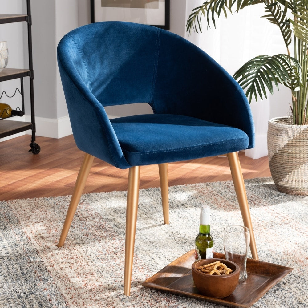 Carson Carrington Baecken Glam and Luxe Upholstered Dining Chair