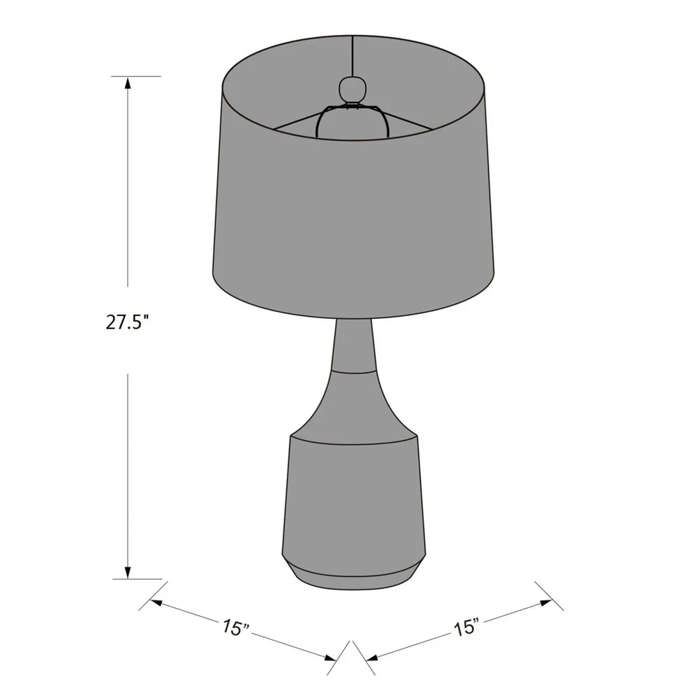 Carson Carrington Kirkenes Contemporary Table Lamp