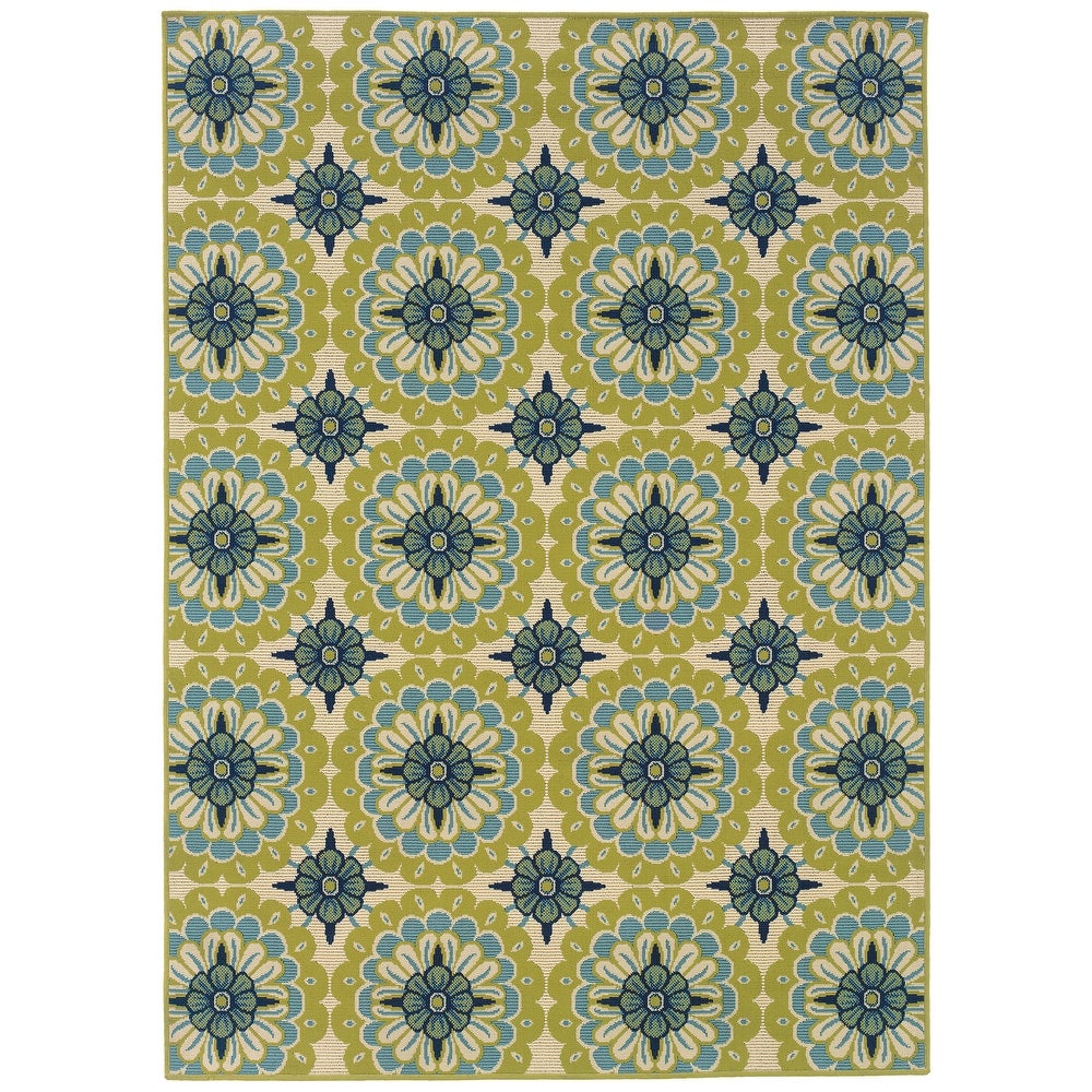 Carrington Mariefred Floral Indoor/ Outdoor Area Rug