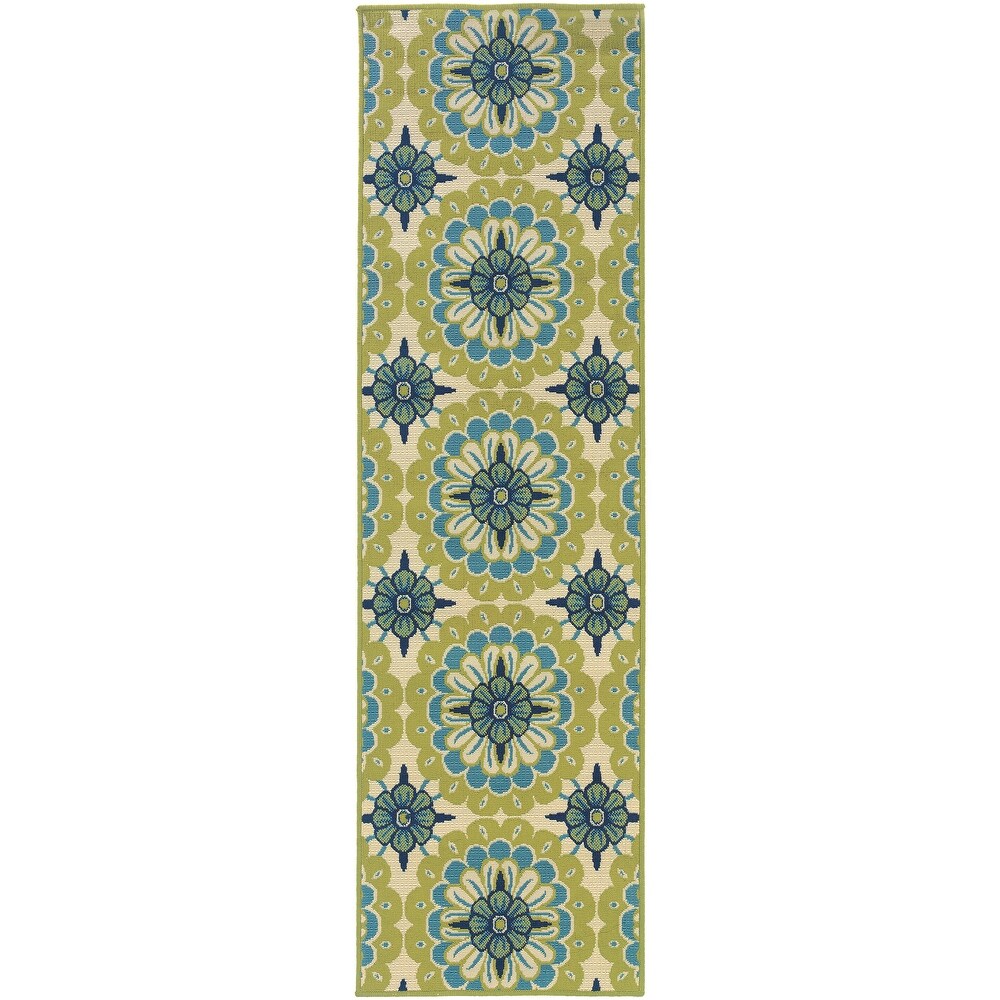 Carrington Mariefred Floral Indoor/ Outdoor Area Rug