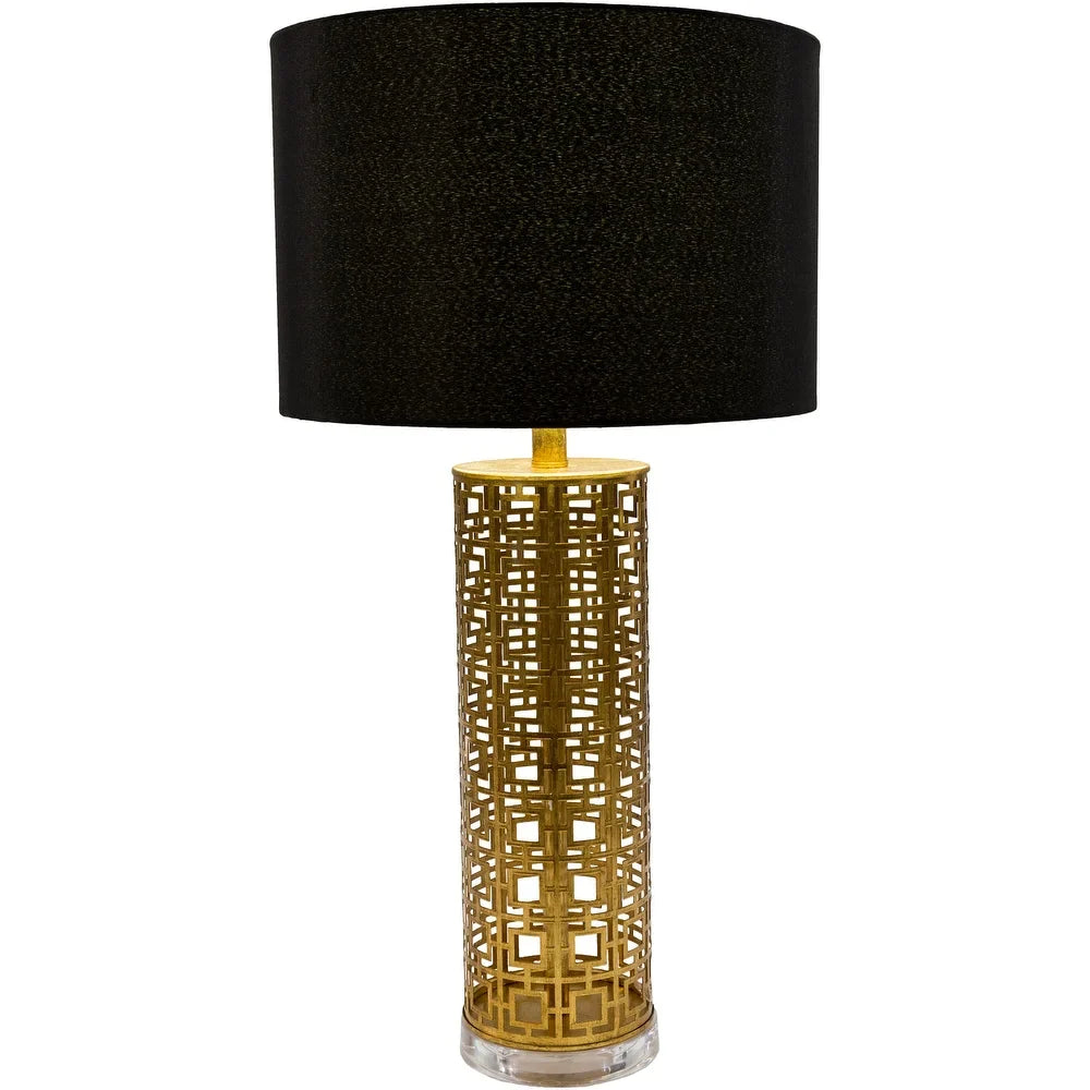 Cassadee Table Lamp with Painted Steel Base