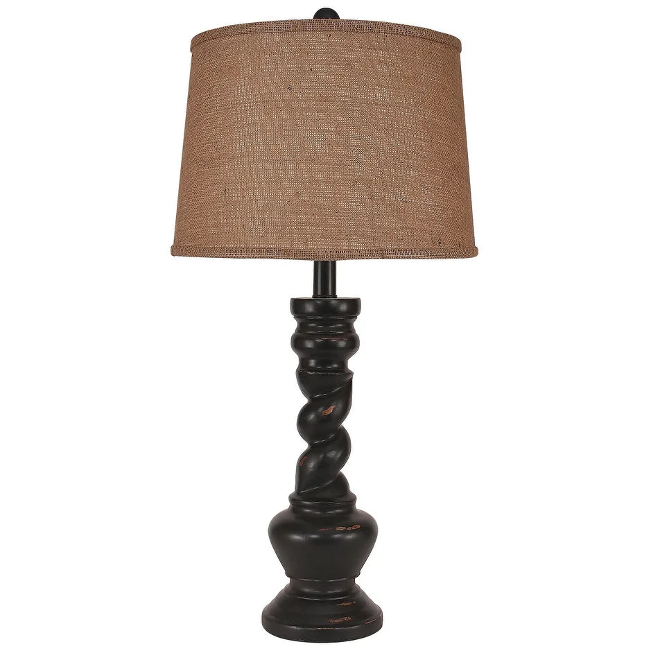 Casual Country Twist Table Lamp