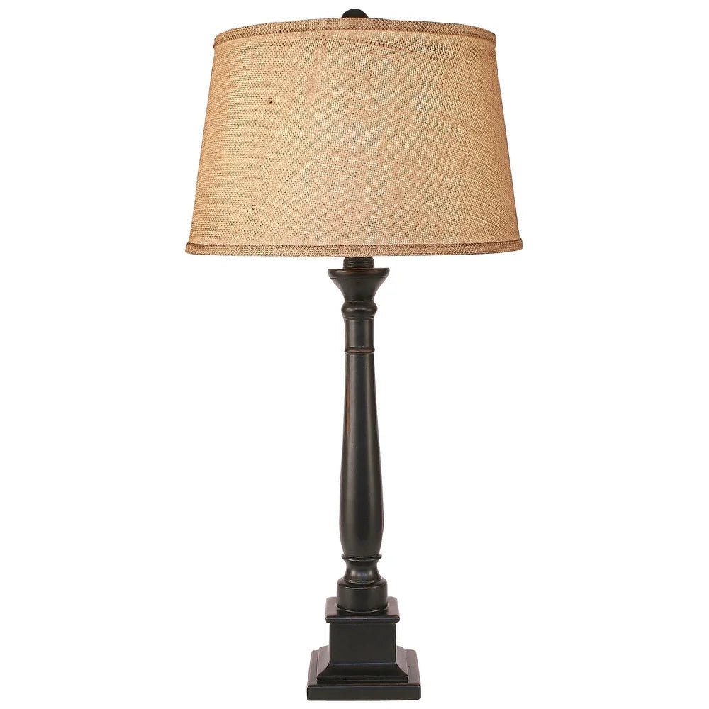 Casual Square Candlestick Table Lamp