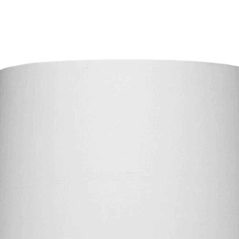 Ceramic Table Lamp with Single Gourd Design, White and Cream