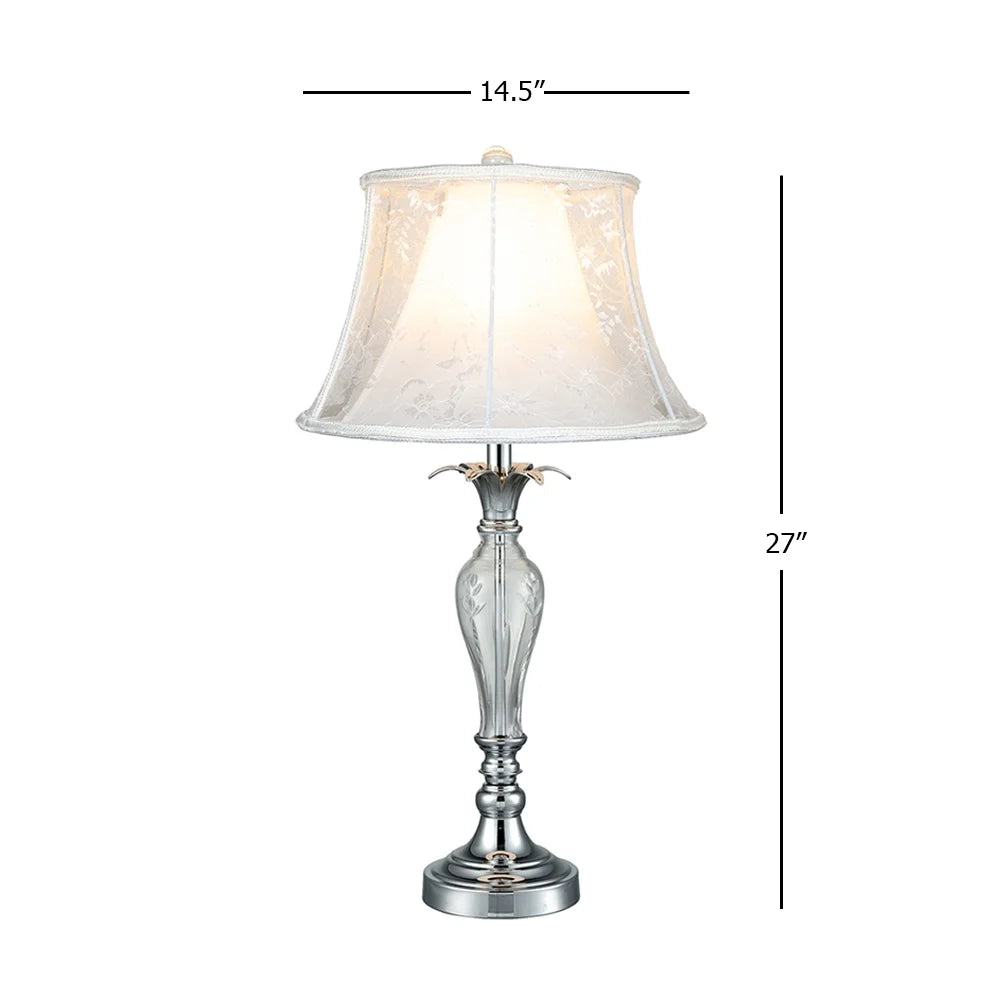 Charlotte 24% Lead Crystal Table Lamp