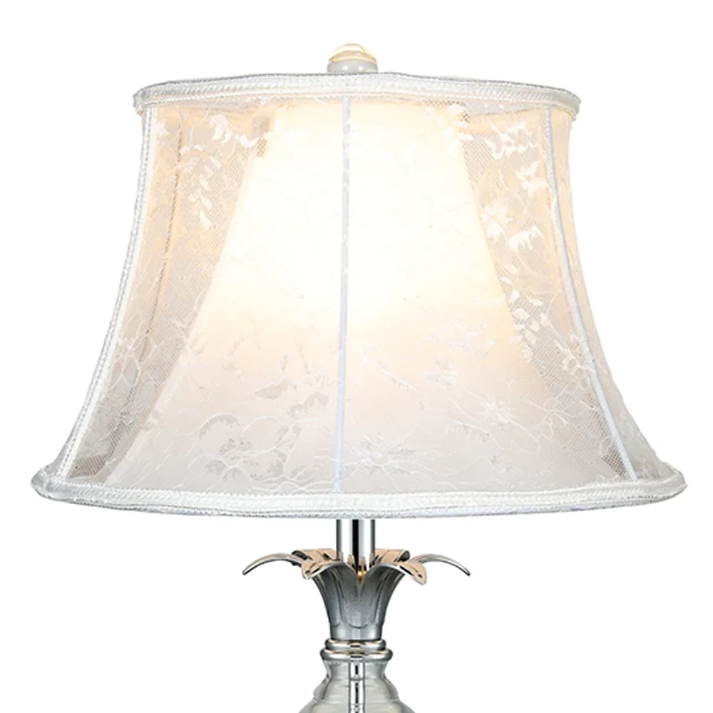 Charlotte 24% Lead Crystal Table Lamp