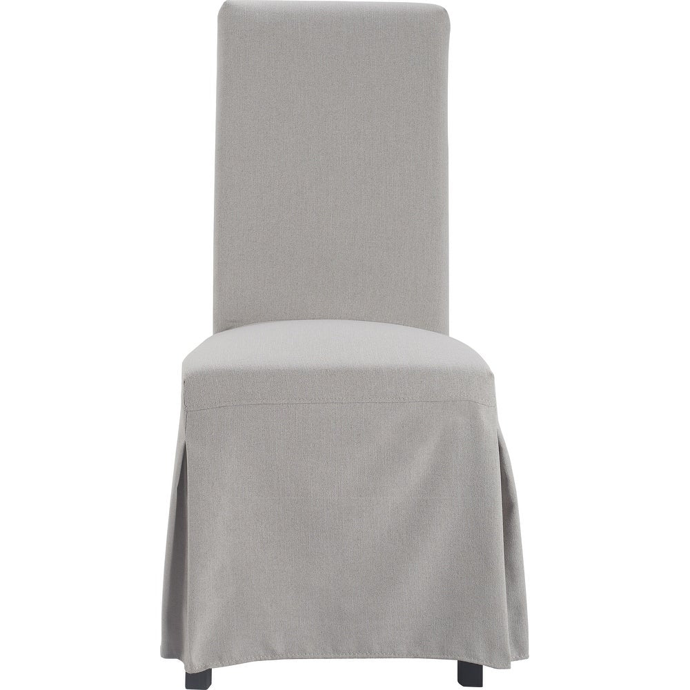 ClickDecor Hayes Slipcover Dining Chair, Set of 2 - Ivory