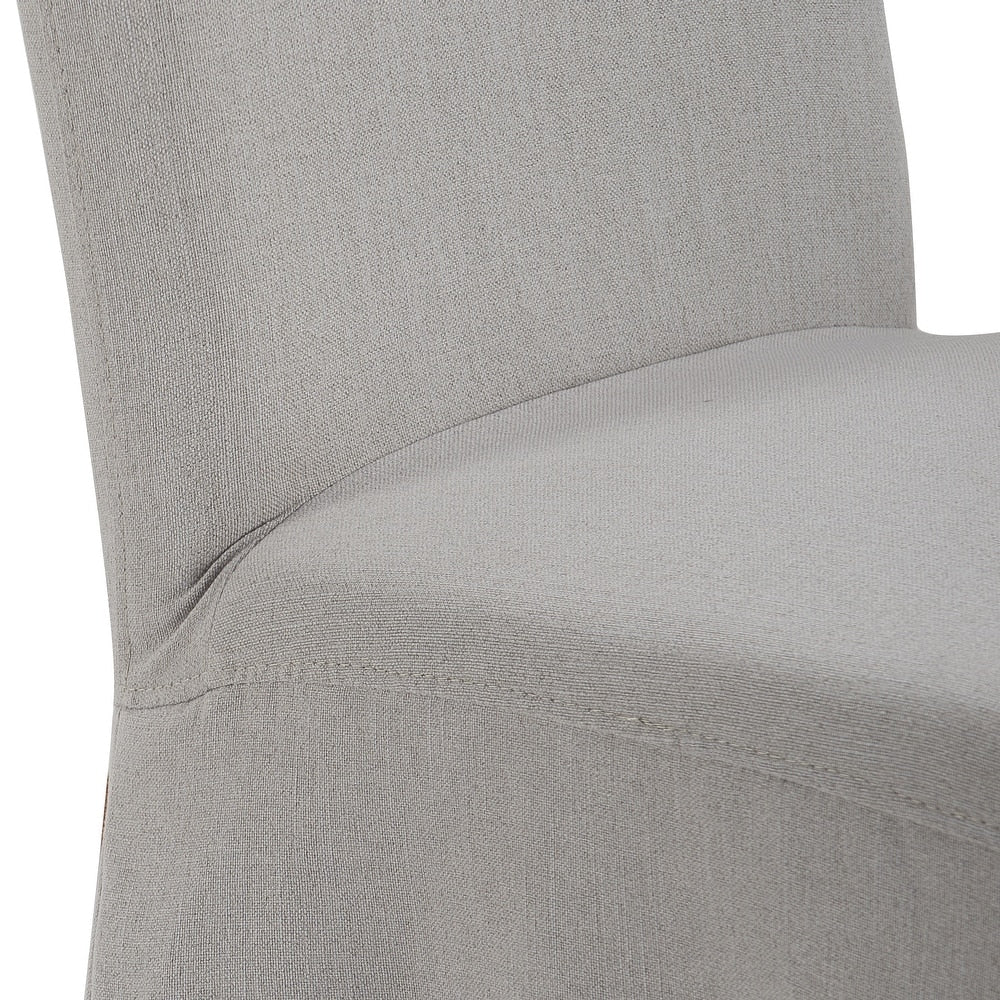 ClickDecor Hayes Slipcover Dining Chair, Set of 2 - Ivory
