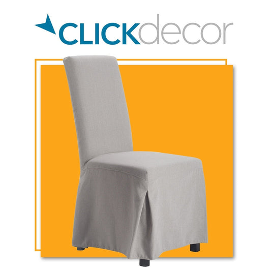 ClickDecor Hayes Slipcover Dining Chair, Set of 2 - Ivory