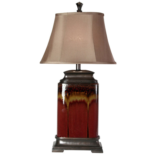 Copper Grove Aristata Glazed Ceramic Table Lamp