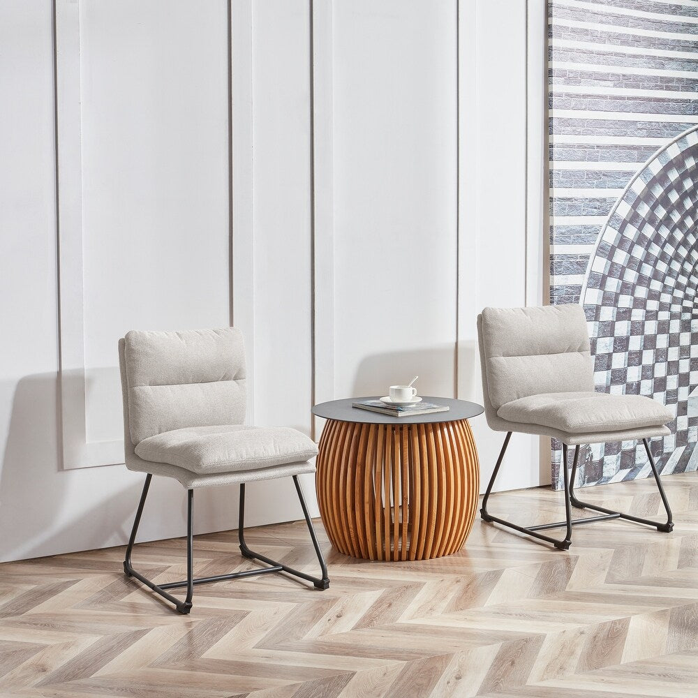 Corvus Carson Contemporary Dining Side Chairs (Set of 2)