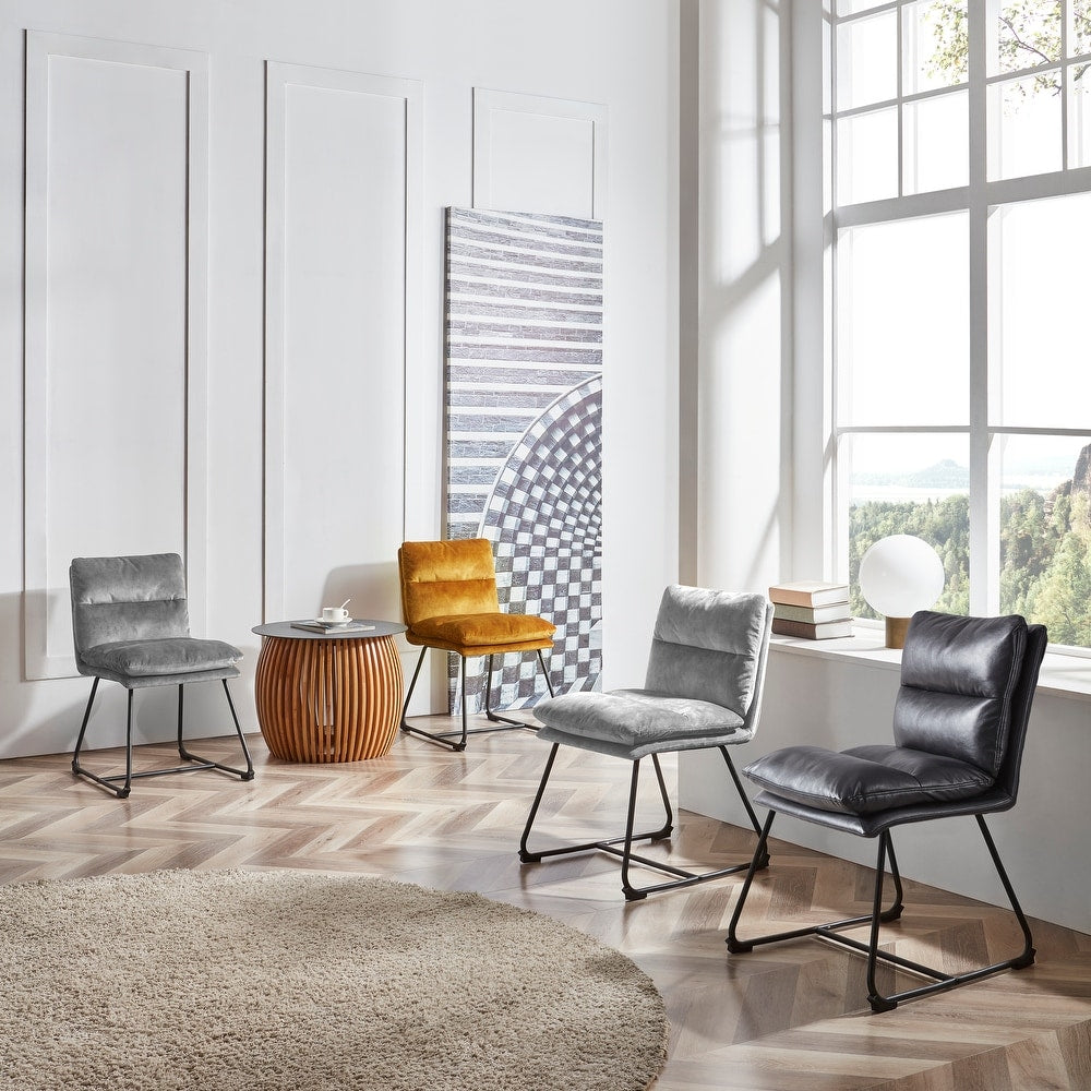 Corvus Carson Contemporary Dining Side Chairs (Set of 2)