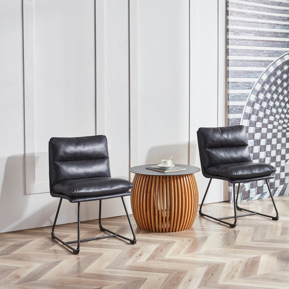 Corvus Carson Contemporary Dining Side Chairs (Set of 2)