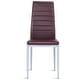 Costway Set of 4 PU Leather Dining Side Chairs Elegant Design Home