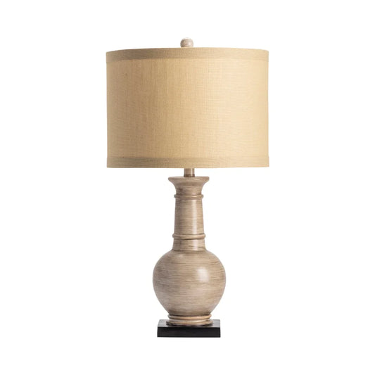 Darby Bronze Washed Wood 28"H Table Lamp - 28'' H x 15'' W x 15'' D