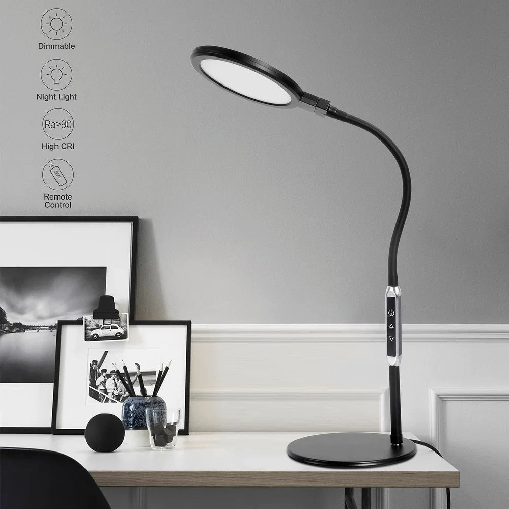 Dimmable LED Desk/Reading Table Lamp Foldable with Remote