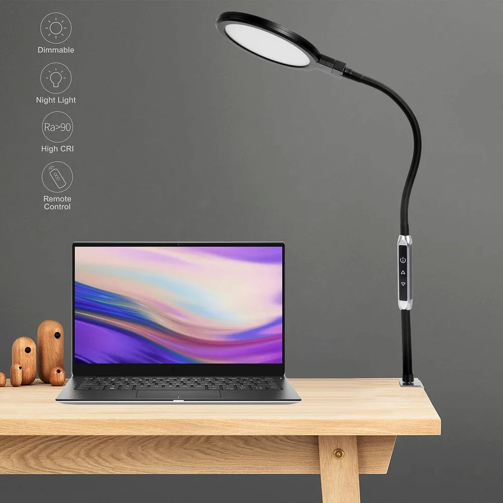 Dimmable LED Desk/Reading Table Lamp Foldable with Remote