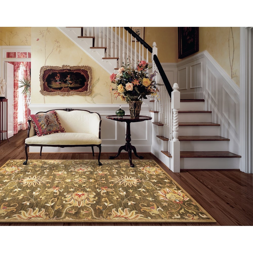 Domani Alexandria Classic Tapestry Hand-tufted Wool Soft Area Rug