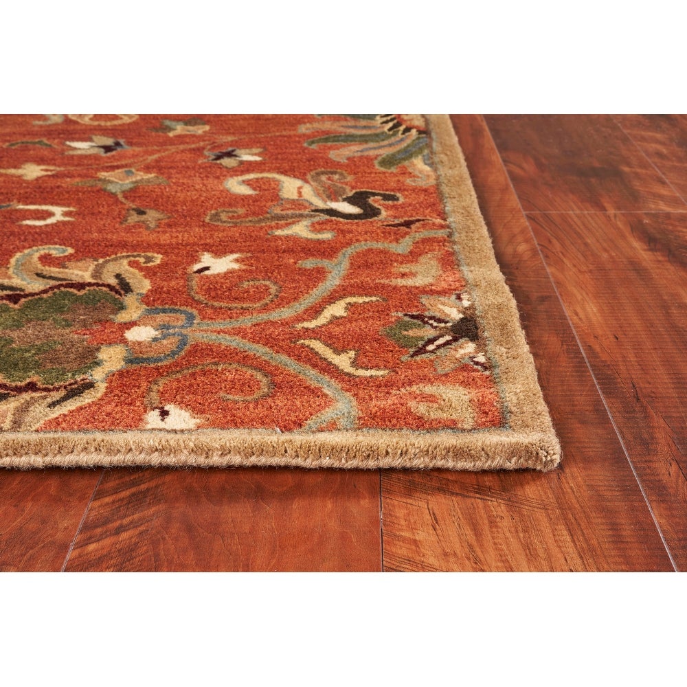 Domani Alexandria Classic Tapestry Hand-tufted Wool Soft Area Rug