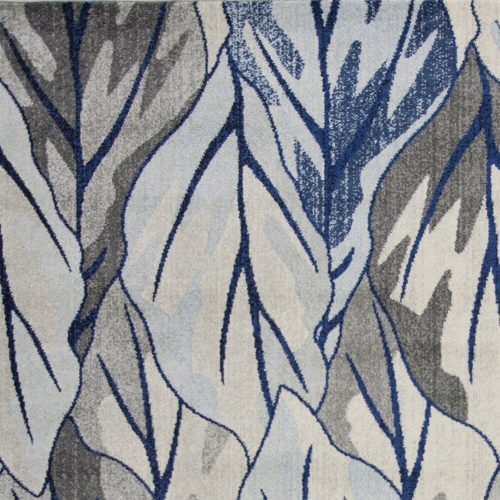 Abstract Botanicals Soft Area  Rug