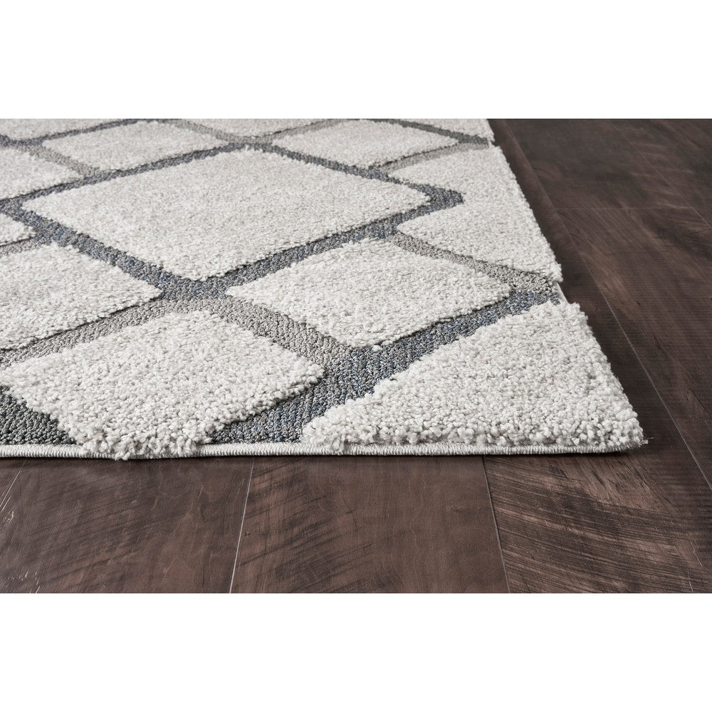 Casual Natural Geometric Soft Area Rug