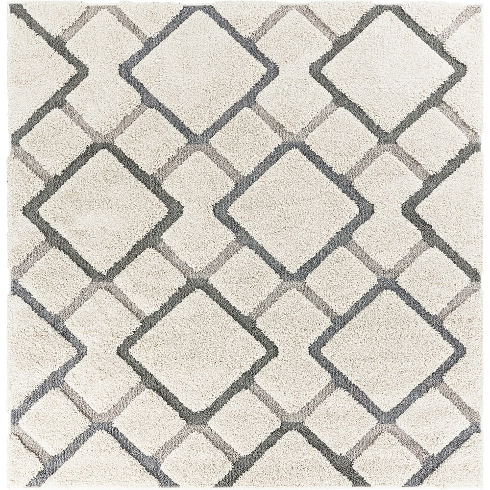 Casual Natural Geometric Soft Area Rug