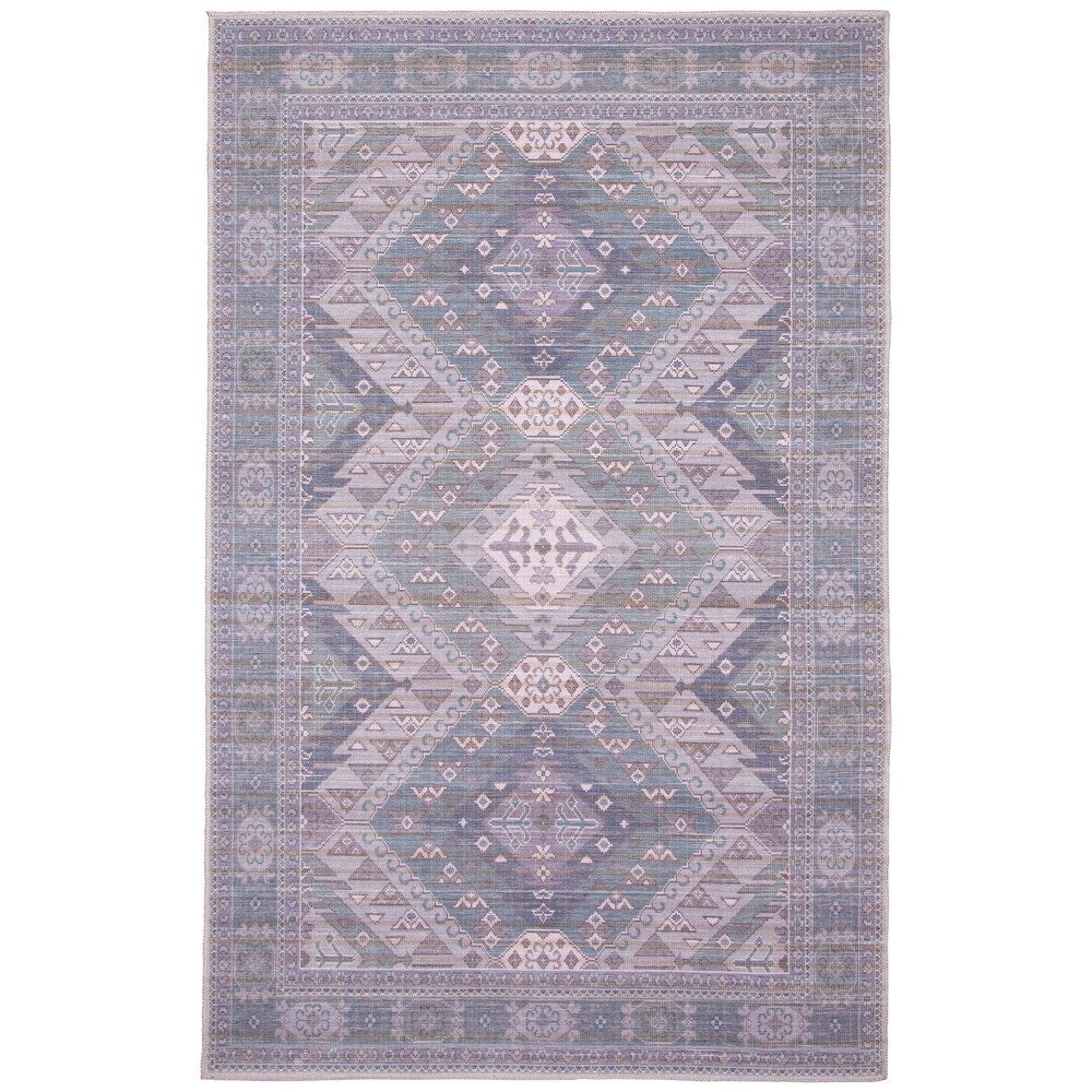 Red Machine Washable Bohemian & Eclectic Soft Rug