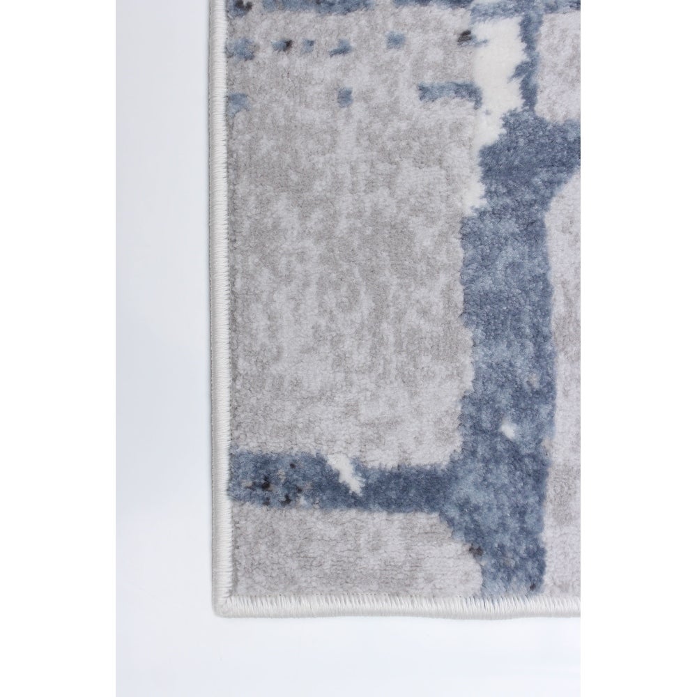 Matrix Collection Navy Soft Casual Soft Rug