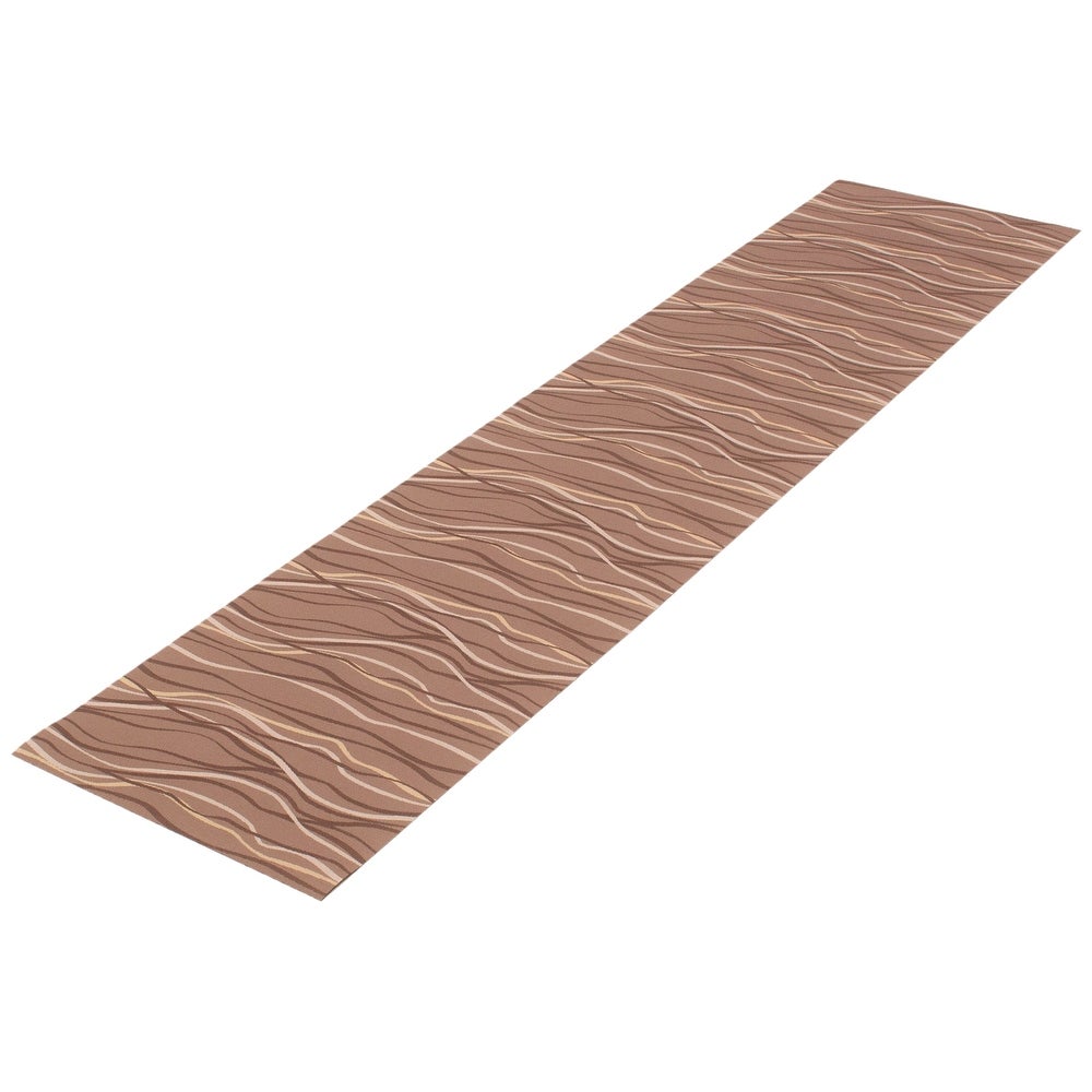 Bellisima Wave Casual Soft Brown Rug