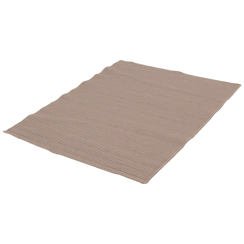 Braid weave Sienna Taupe Polypropylene Soft Rug