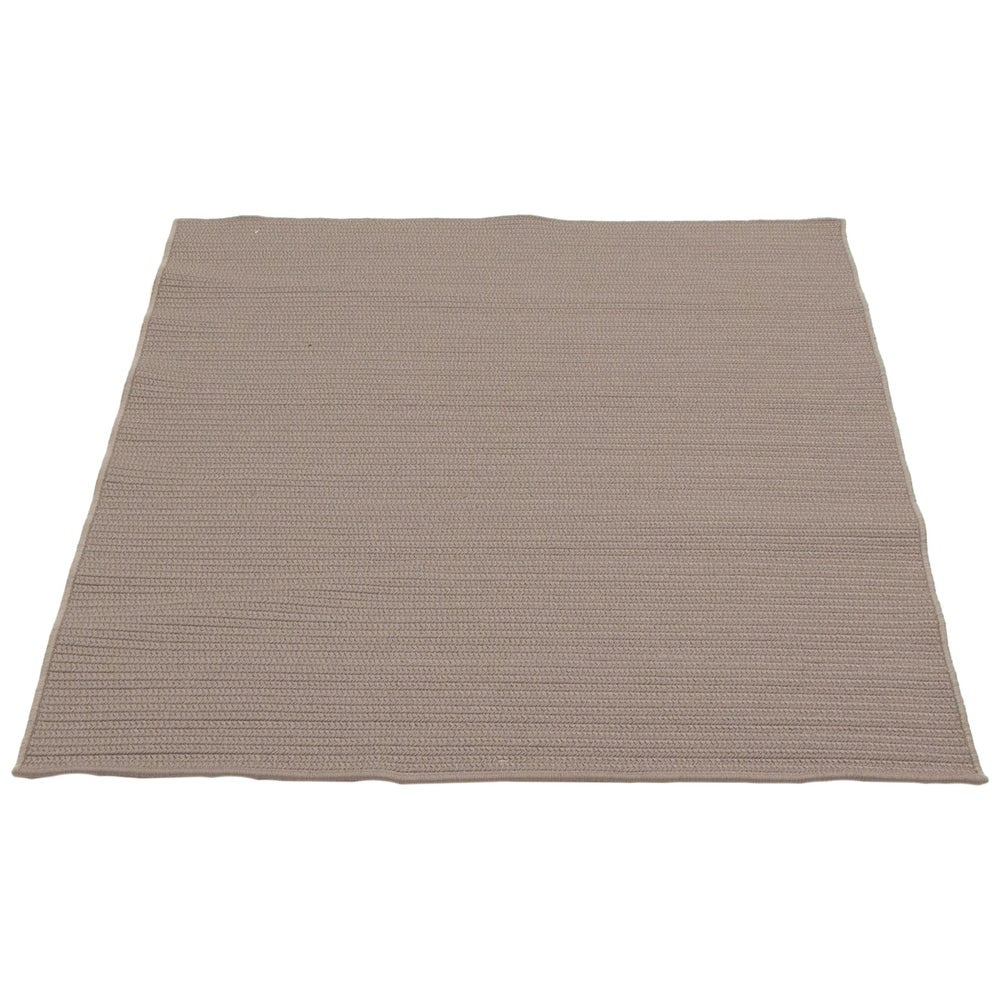 Braid weave Sienna Taupe Polypropylene Soft Rug