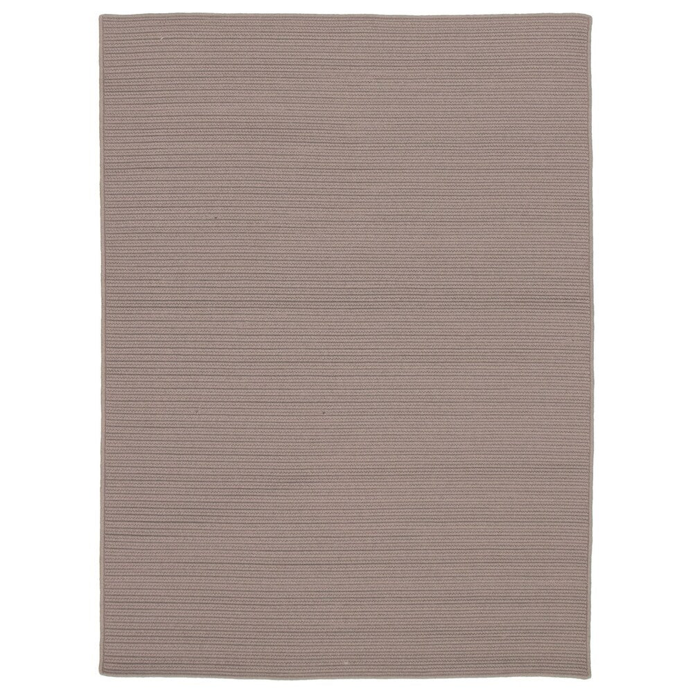 Braid weave Sienna Taupe Polypropylene Soft Rug