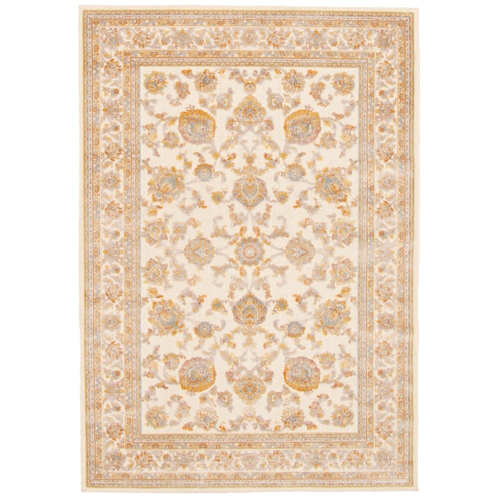 Persian Inspired Elize Casual Ivory Soft Area Rug