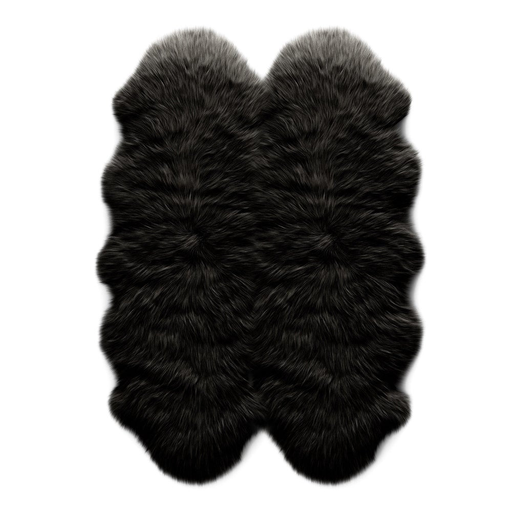 Faux Sheepskin Novelty Plush Machine Washable Modern Soft Rug